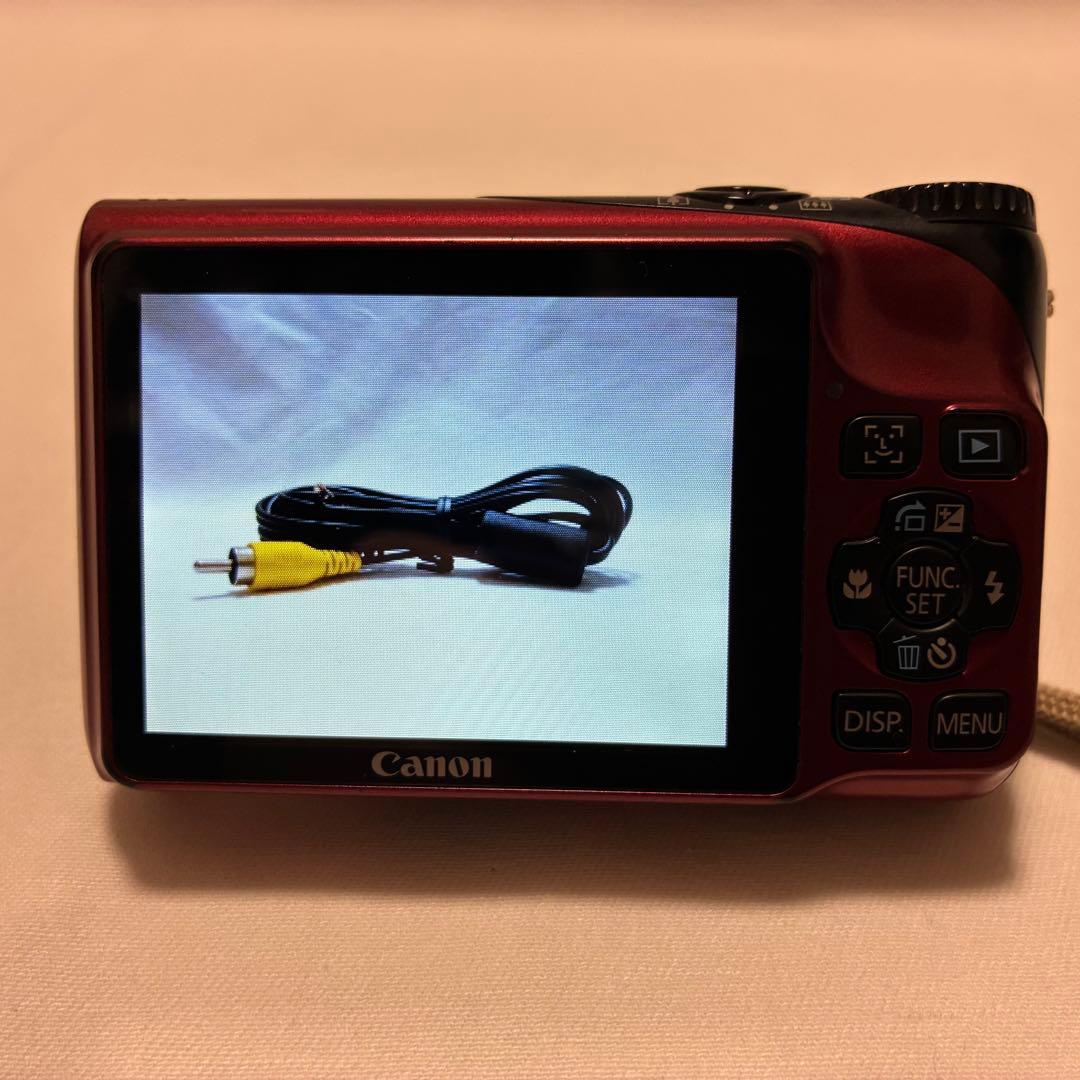 【動作】Canon Power Shot A2200 レッド デジカメ