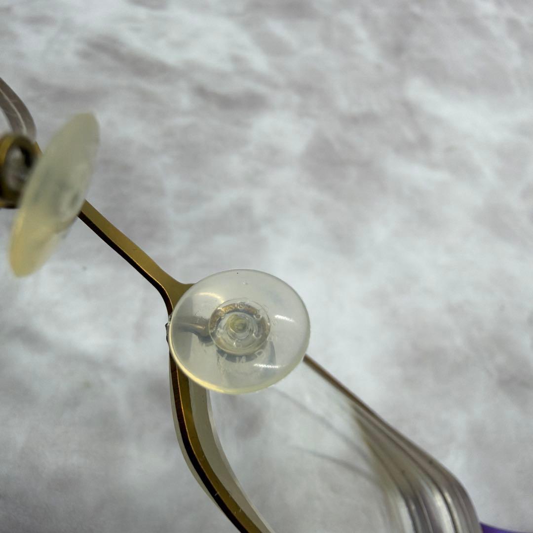 LINDBERG リンドバーグ 度付き眼鏡 ヴィンテージメガネ パープル