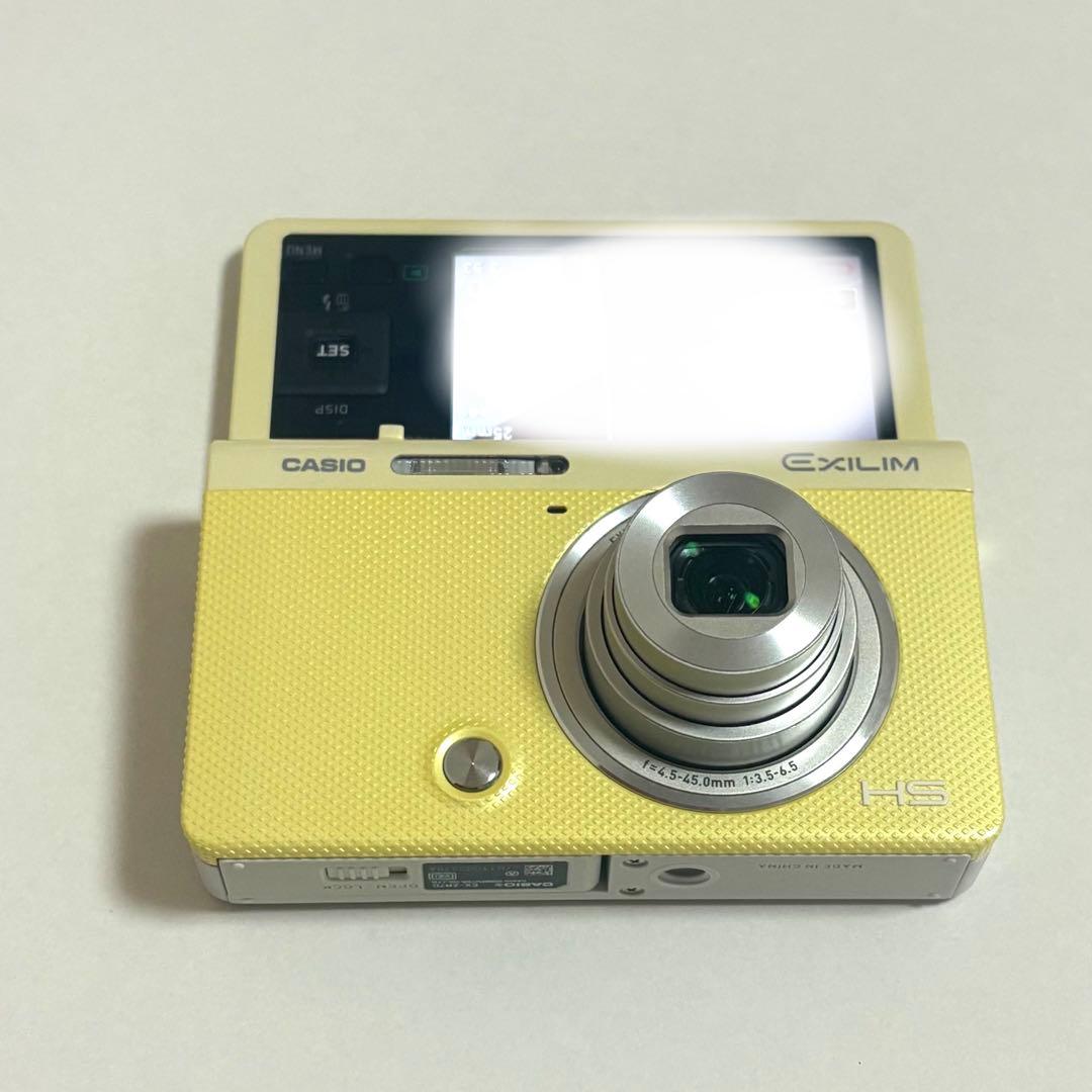 CASIO EXILIM ZR-70 イエロー コンパクトデジタルカメラ