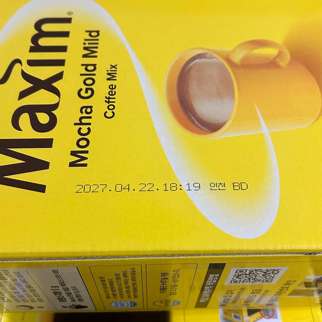 韓国コーヒー【Maxim Coffee Mix モカゴール】100袋入 4箱