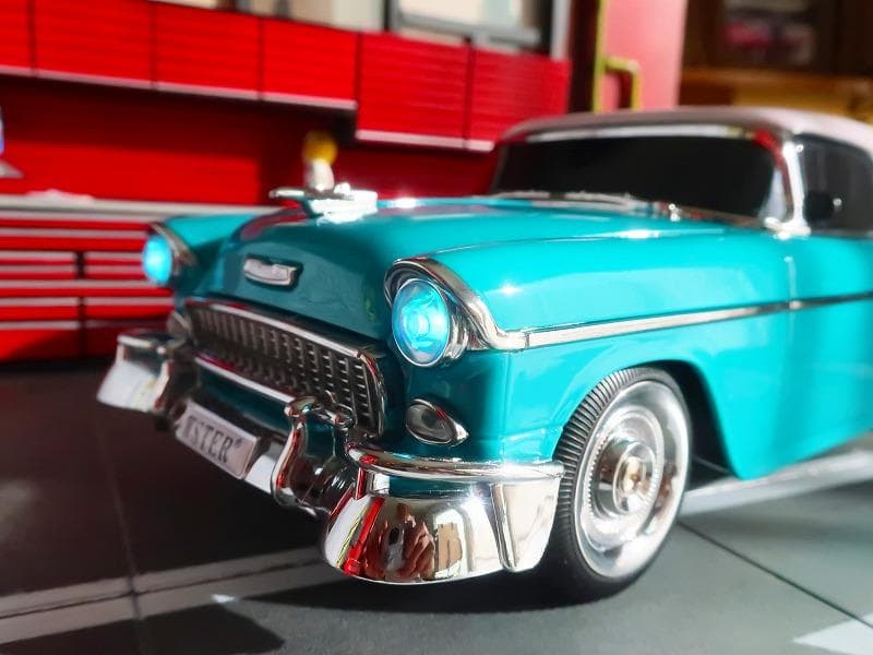 スマート スピーカー 1/18 USB microSD 1955 ベルエアワゴン