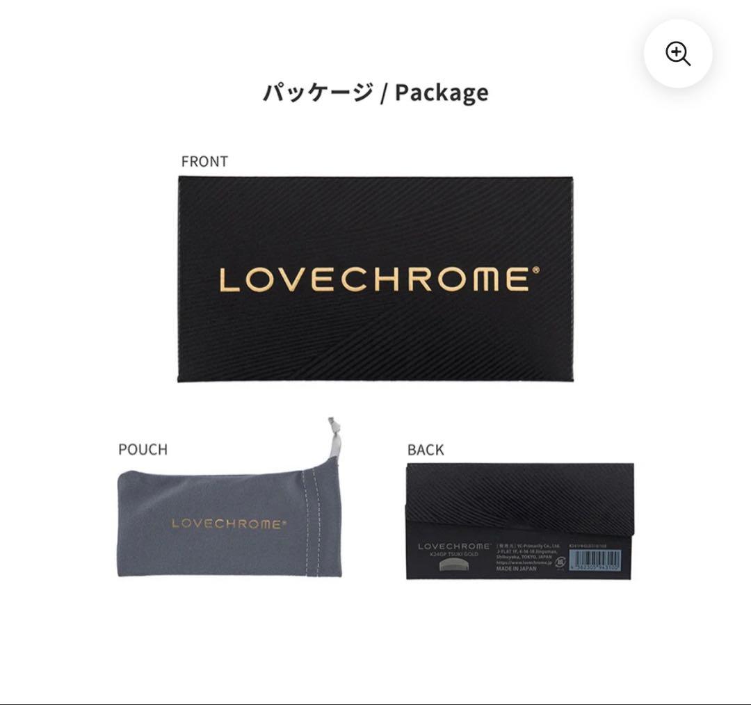 LOVECHROME K24GP ツキ ゴールド コーム
