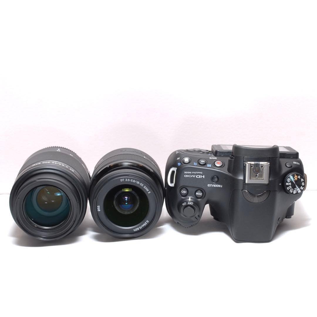 ✨美品✨SONY α58✨ダブルレンズ✨すぐに使えます✨スポーツ観戦に✨