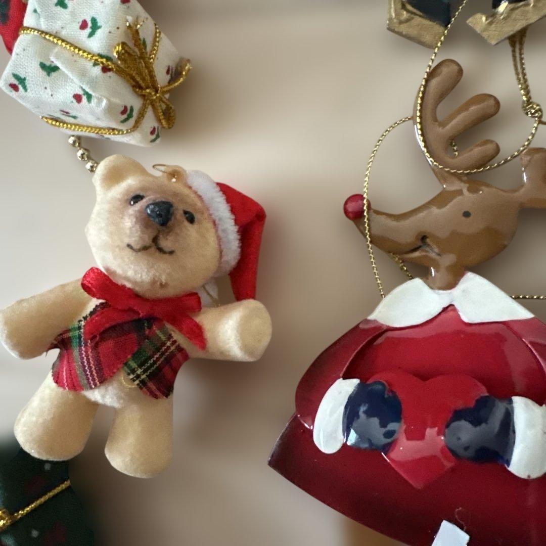 クリスマスオーナメント サンタデザイン