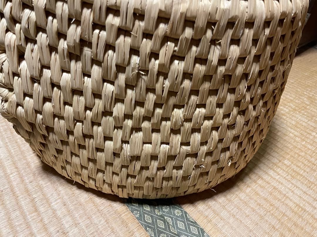 猫ちぐら　手作り　美品　（天然素材）