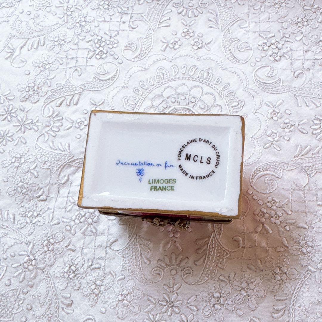 フランス製ピルケース ❤︎ リモージュ 薔薇 ピルボックス