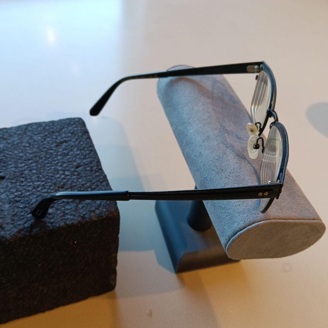 LAFONT PARISのカーボンファイバー柄メガネ(度あり) フランス製