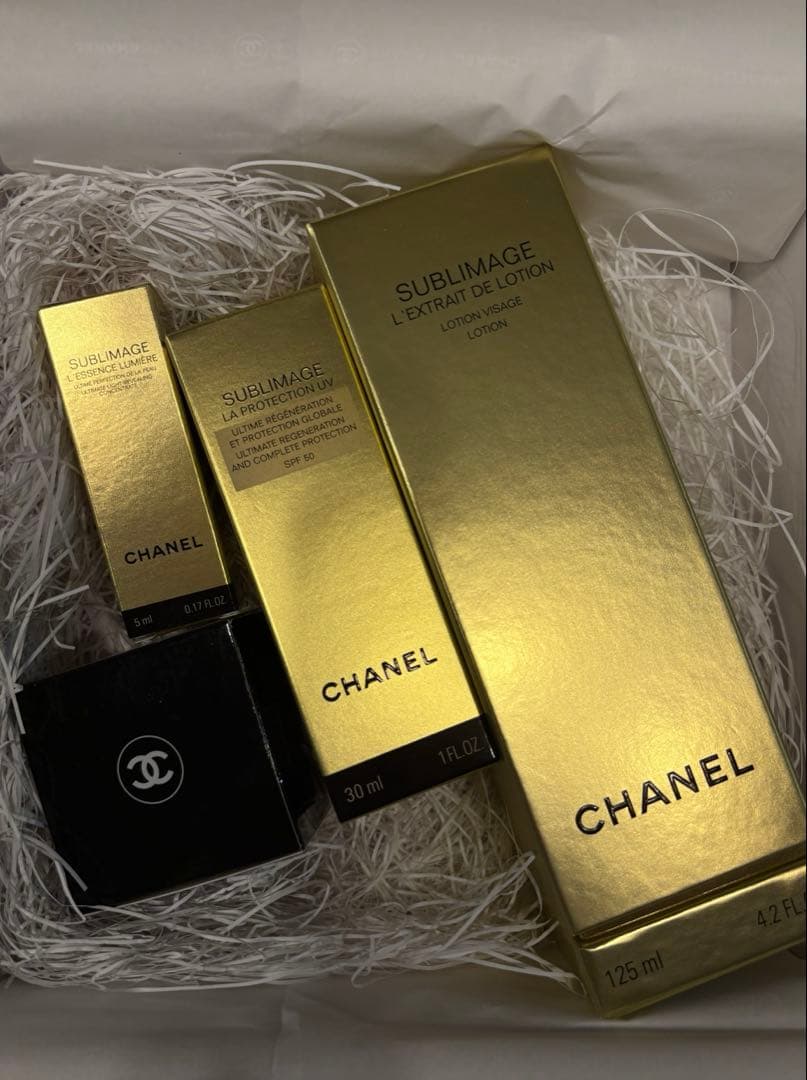 CHANEL シャネル　化粧水　日焼け止め乳液　美容液　リップトリートメント