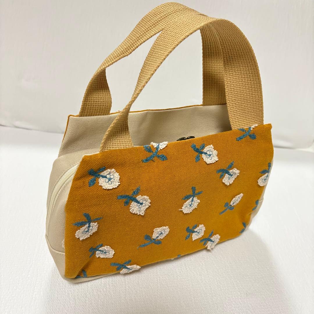 ハンドメイド ミナペルホネン あおりトートバッグ 手提げ バッグ ミニトート