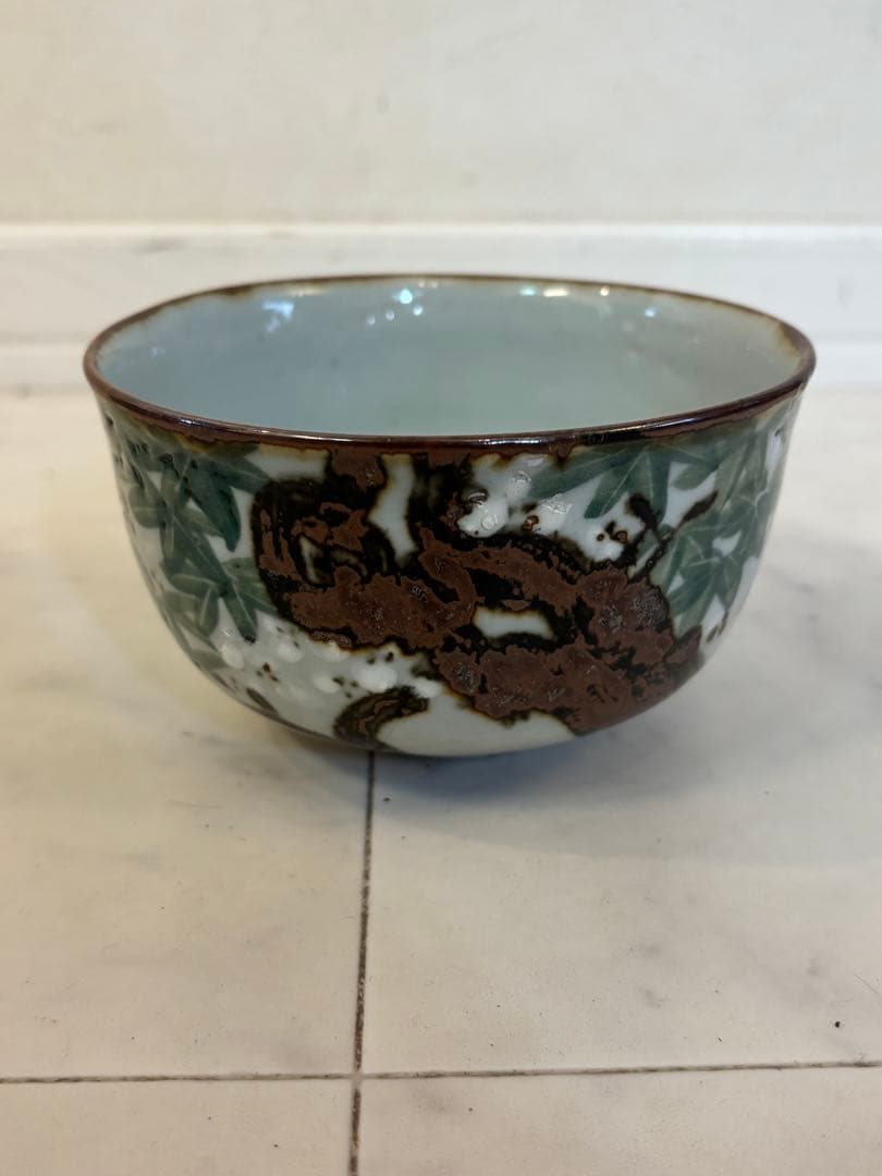 京焼　乾山銘　茶碗　抹茶　茶道具　骨董