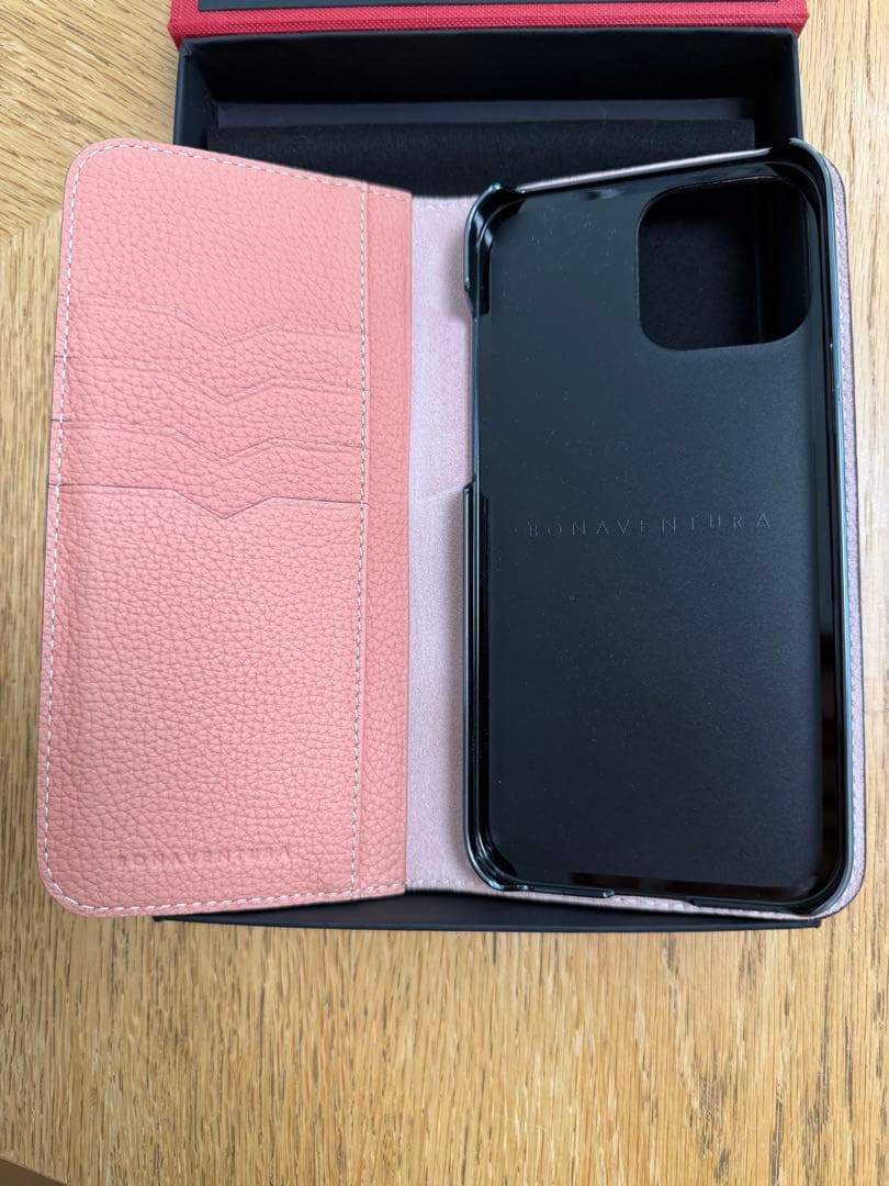 BONAVENTURA iPhone13ProMax Etoupe×Coral