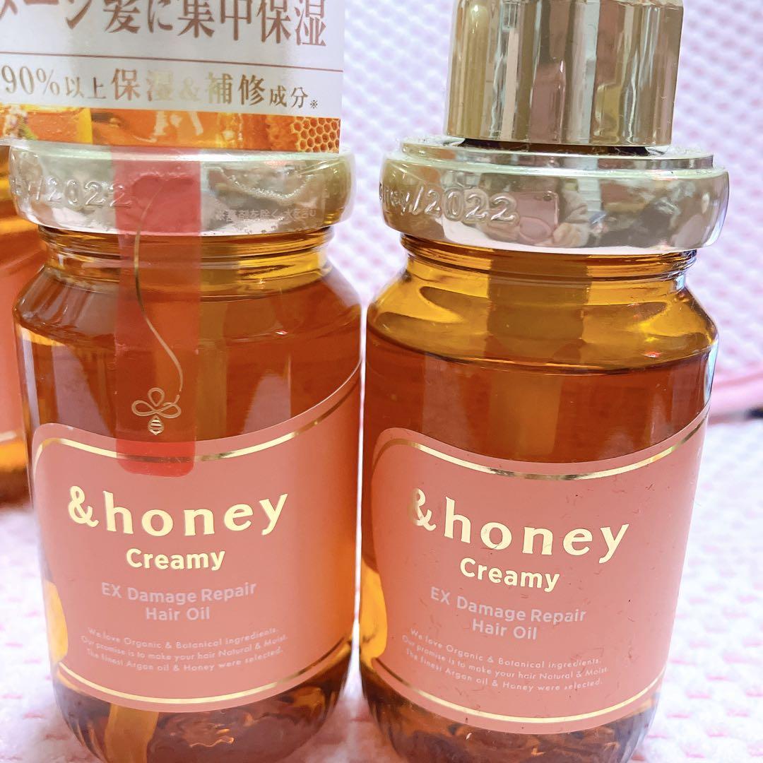 ①&honey ヘアオイル クリーミー 6本セット