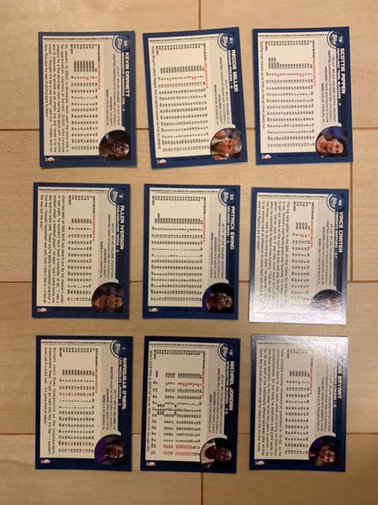 NBA topps 02-03 レギュラーカード コンプリート 178枚