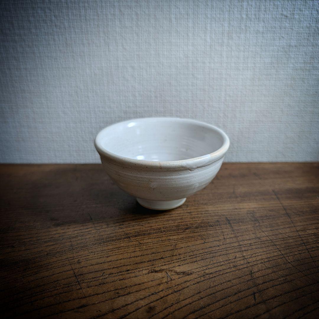 京焼　白釉　ろくろ目　ぐい呑み 　小鉢　向付　作家物　酒器