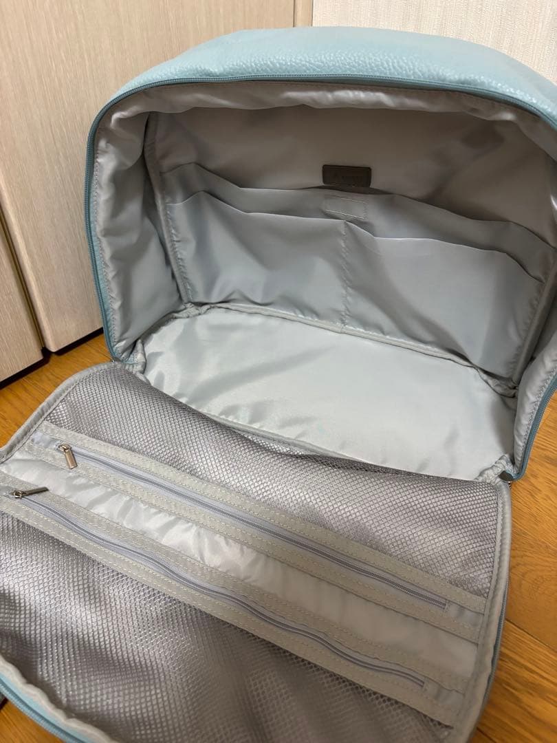 Aww サボテンヴィーガンレザーデイリーボストンバッグ (25L) エコブルー