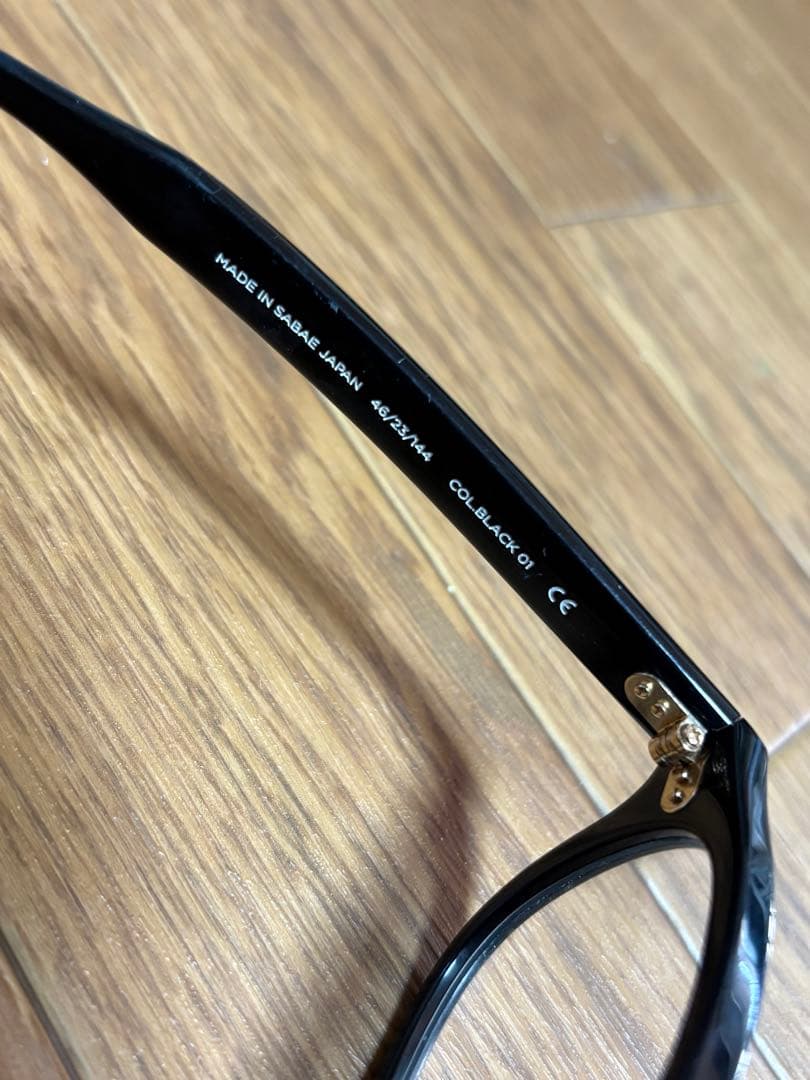 NOCHINO OPTICAL ブラックフレーム眼鏡