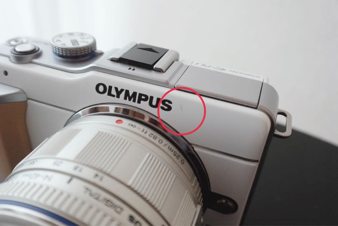 【動作確認済み】OLYMPUS E-PL1ミラーレス一眼 レンズキット ホワイト