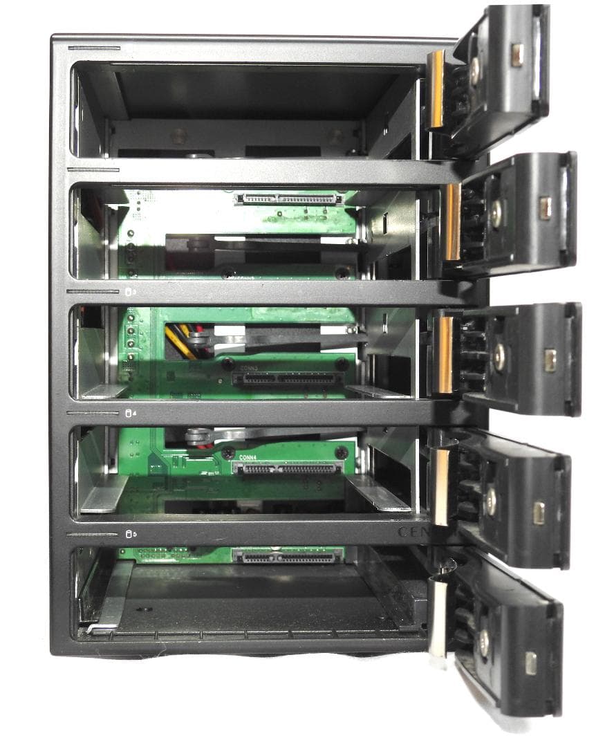 CENTURY 5台用ドライブケース USB接続 ブラック