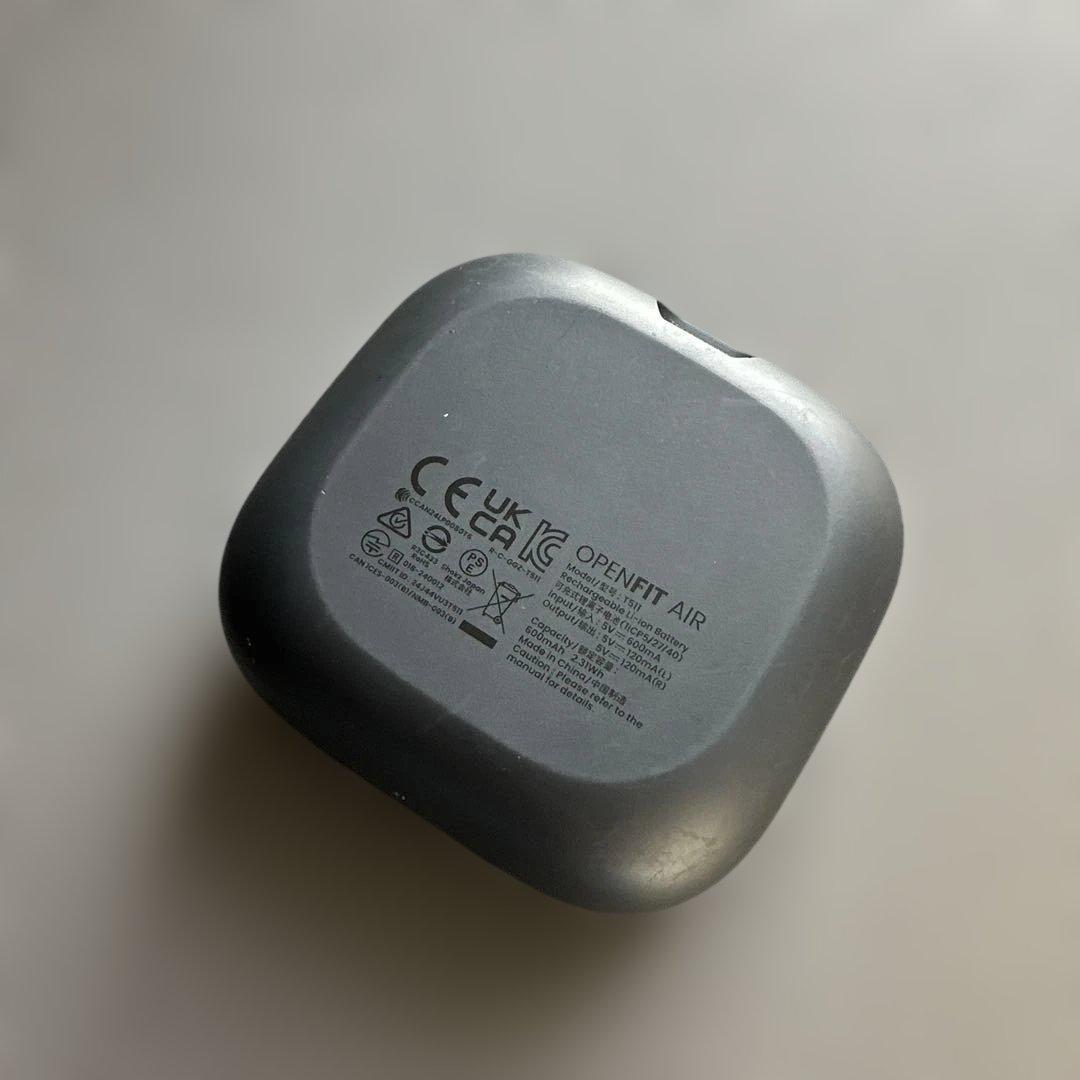 SHOKZ OPENFIT AIR 骨伝導イヤホン グレー
