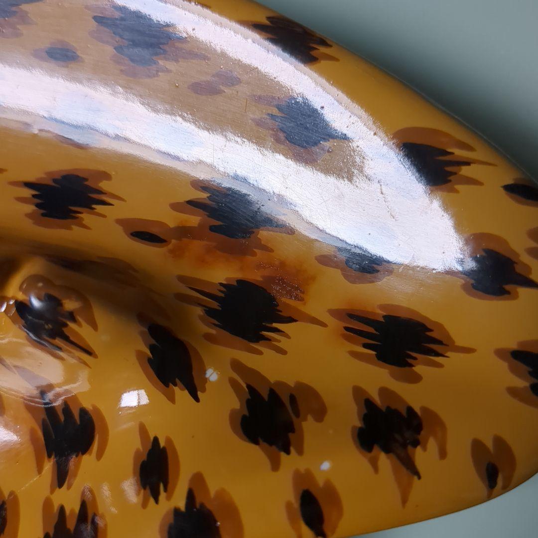 パレット型ヒョウ柄灰皿