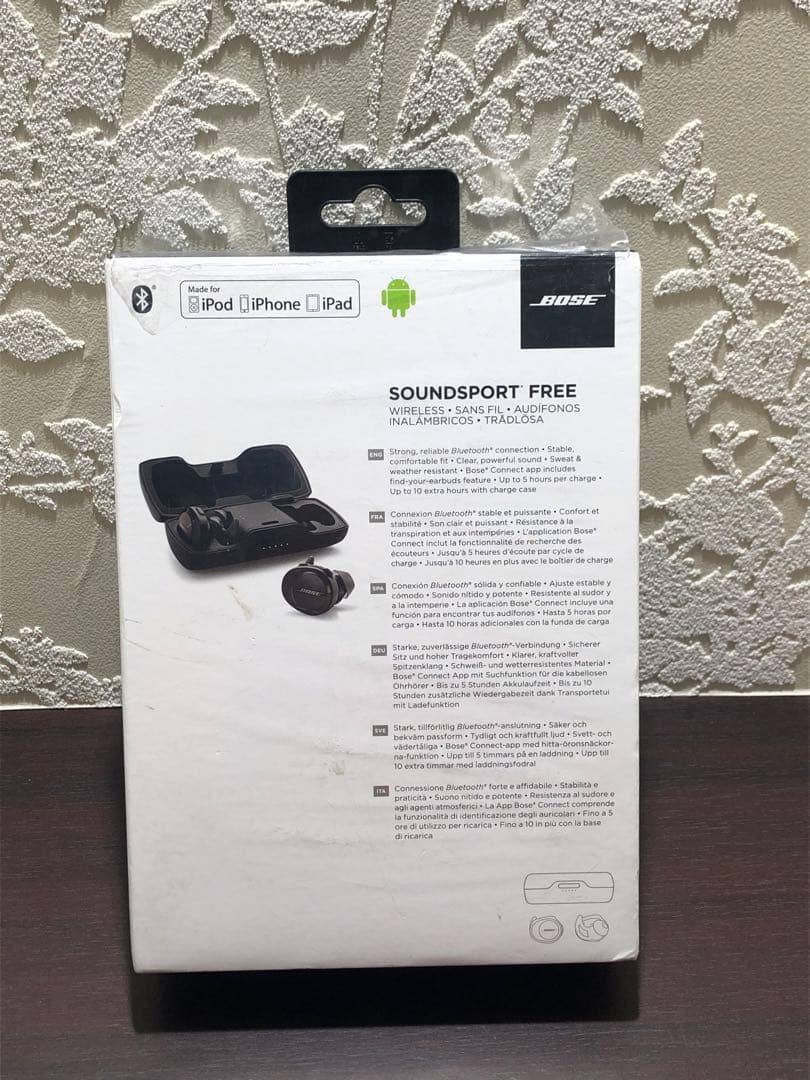 【美品】BOSE SOUNDSPORT FREE ワイヤレスイヤホン