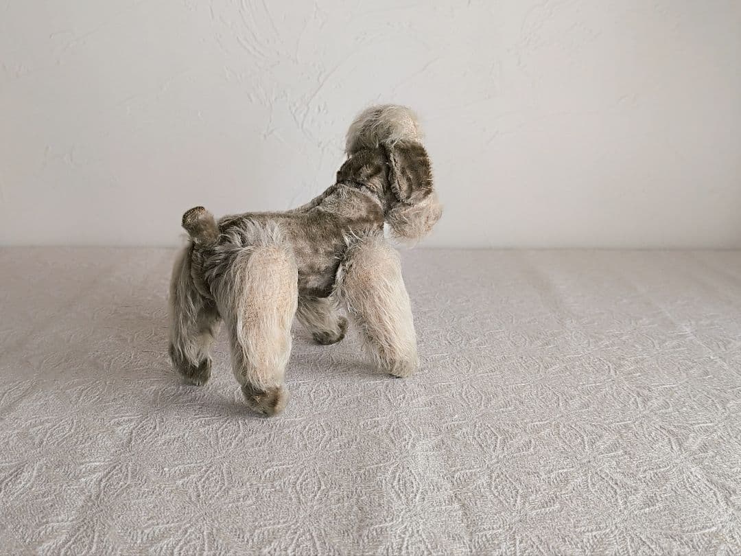 * vintage dog ❀ * モヘアのほわほわ 可愛い プードルさん