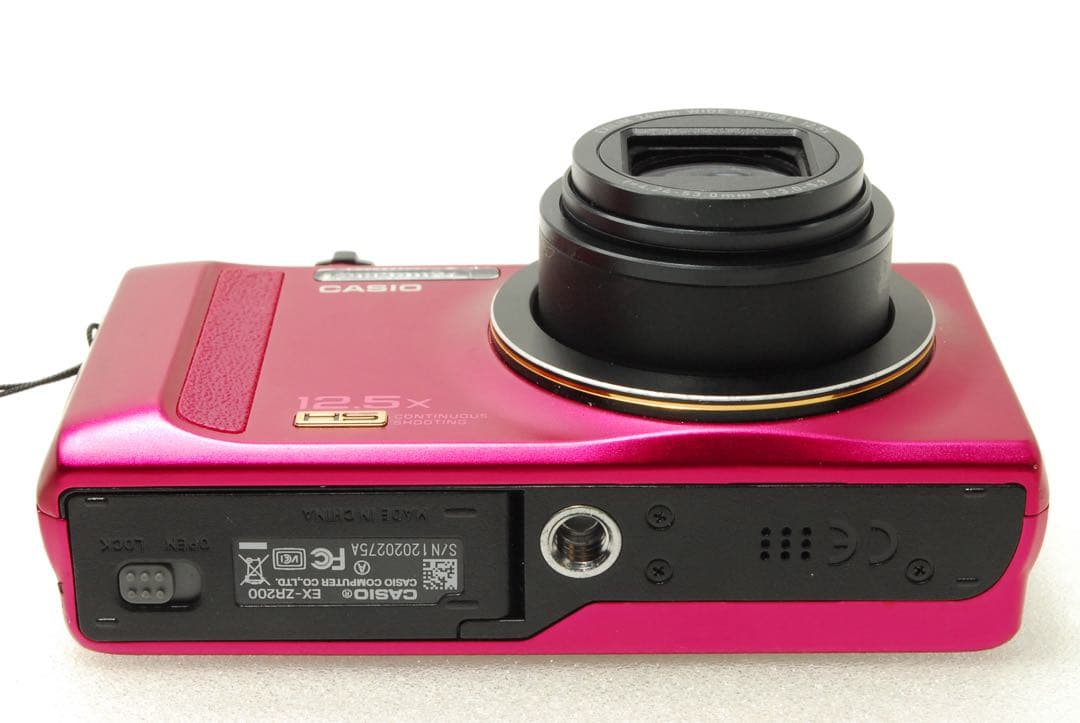 CASIO EXILIM EX-ZR200 ❤️スマホ転送 動作確認済み レッド