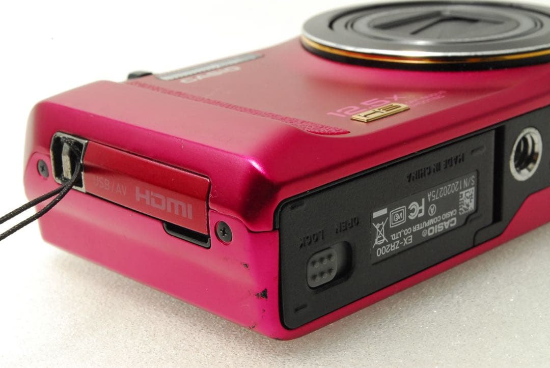 CASIO EXILIM EX-ZR200 ❤️スマホ転送 動作確認済み レッド