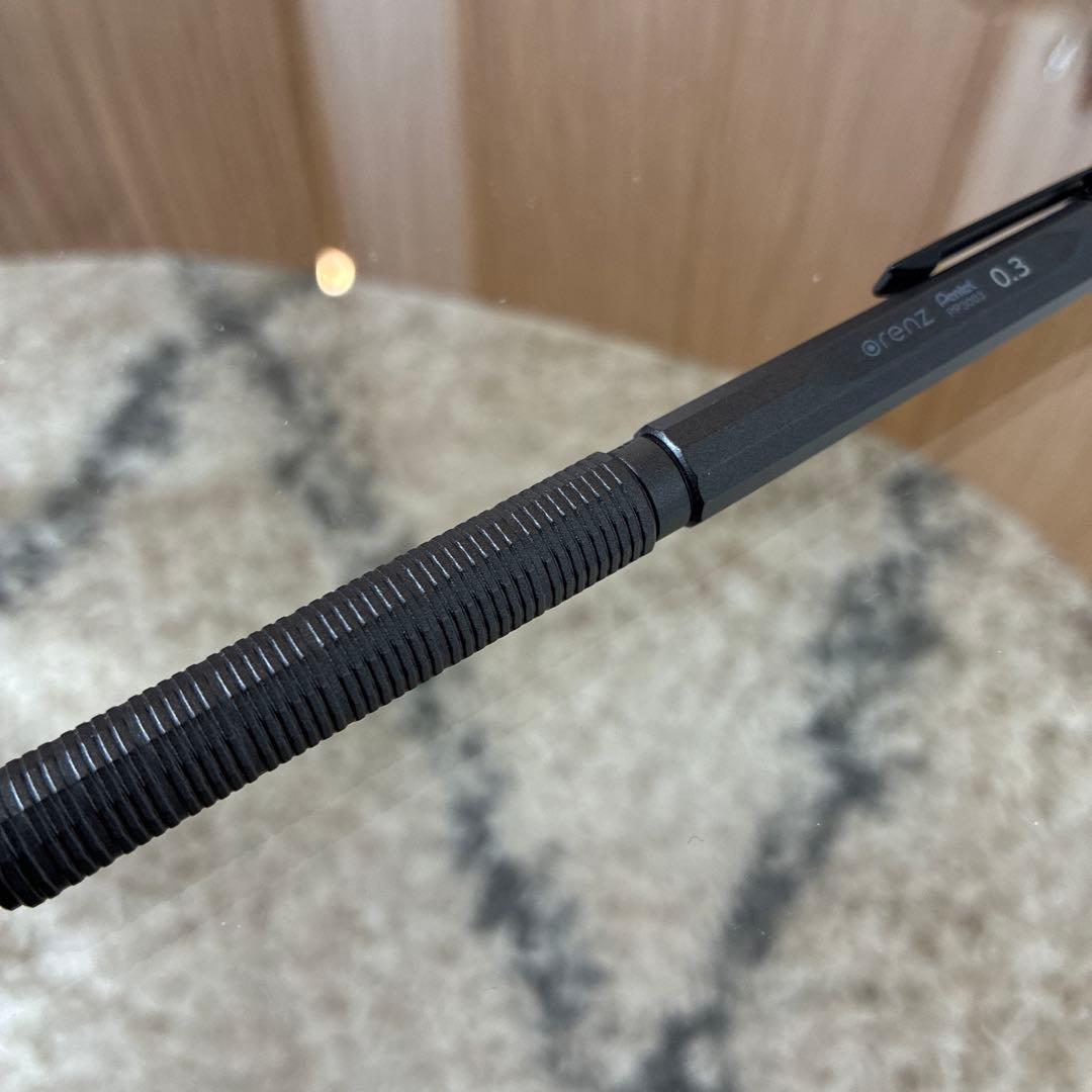 Pentel オレンズネロ ガンメタル　0.3mm限定カラー