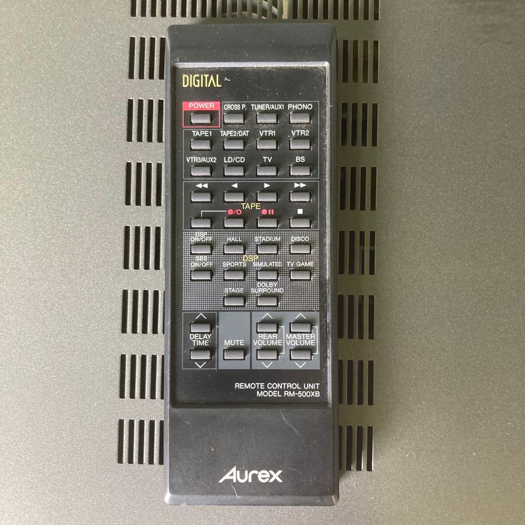 AUREX XB-500 AVアンプリファイヤー　取説付き　動作確認済み