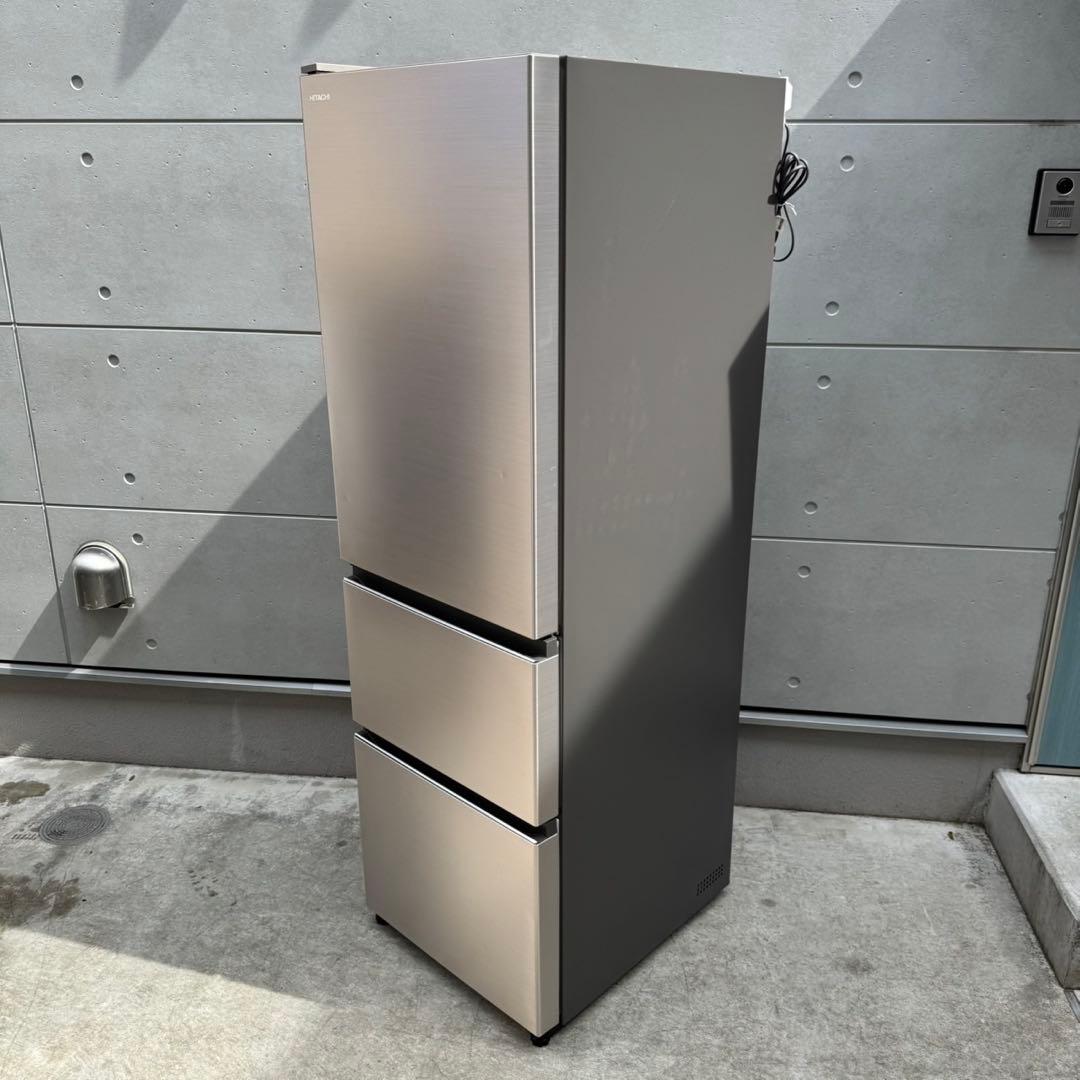 519⭐️送料取付無料★日立冷蔵庫3ドア左開き　大型　自動製氷　300L〜400L