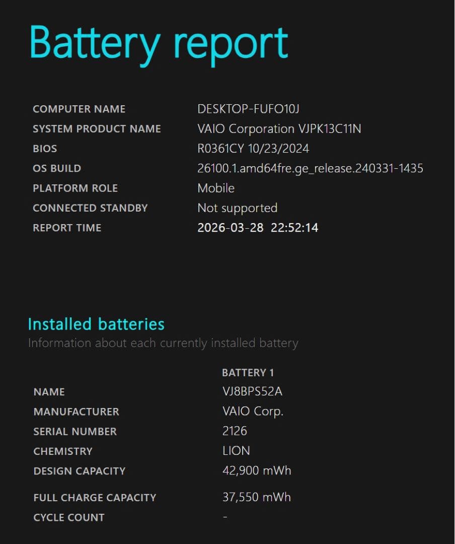VAIO VJPK13C11N/高性能i7/メモリ16GB/SSD 512GB