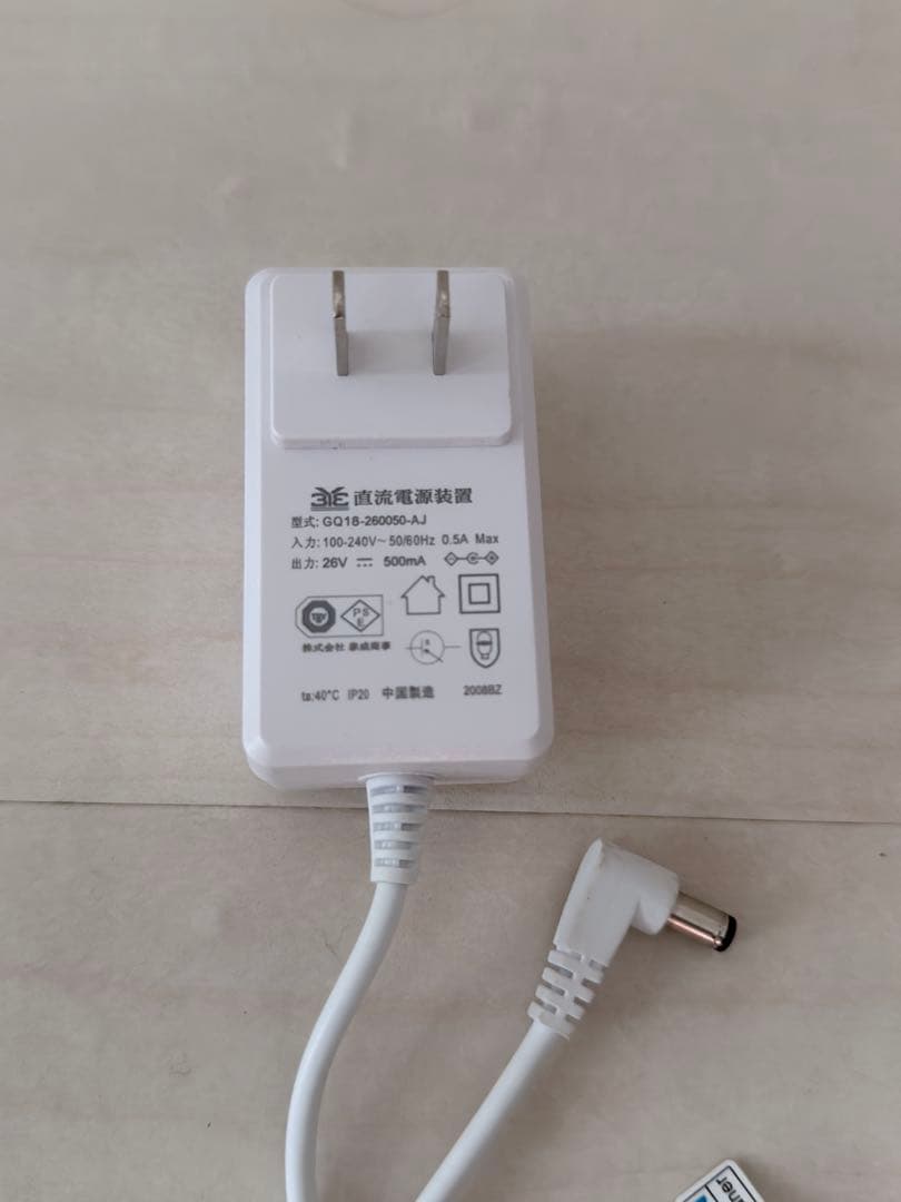 JASHEN スティッククリーナー 本体 ホワイト 充電器付き