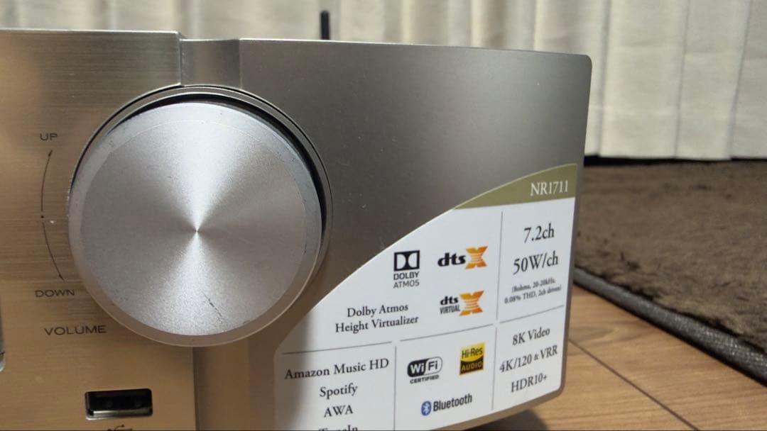 Marantz NR1711 AVサラウンドレシーバー 8K対応 薄型アンプ