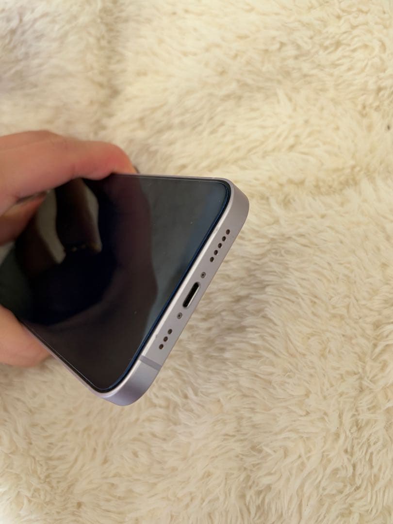 【美品】Apple iPhone 14 　256GB パープル