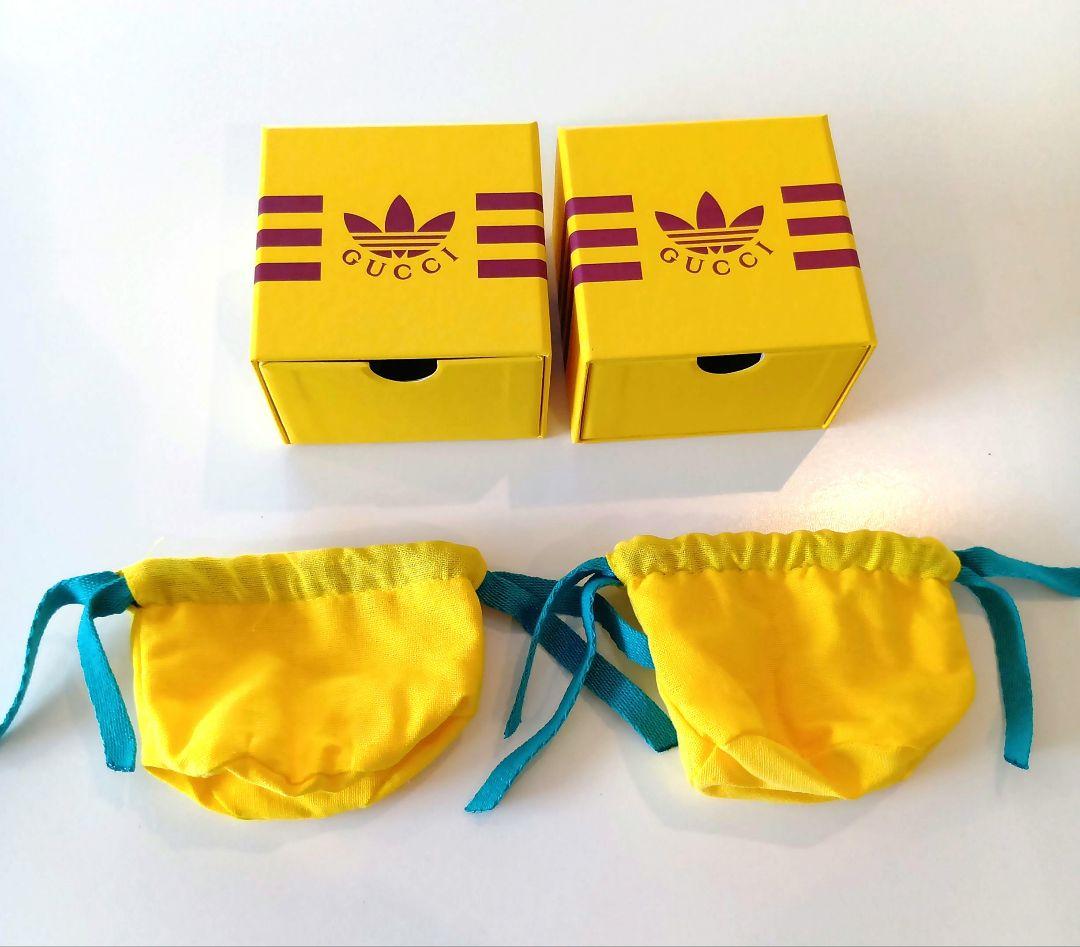 【 GUCCI × adidas 】巾着付きギフトBOX/2個セット◇匿名配送