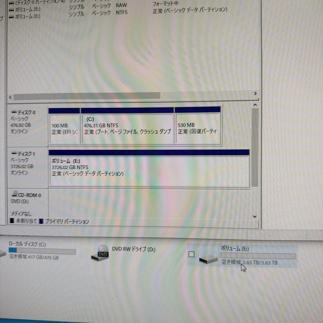 WD Blue SATA SSD 4TB 2.5インチ 正常