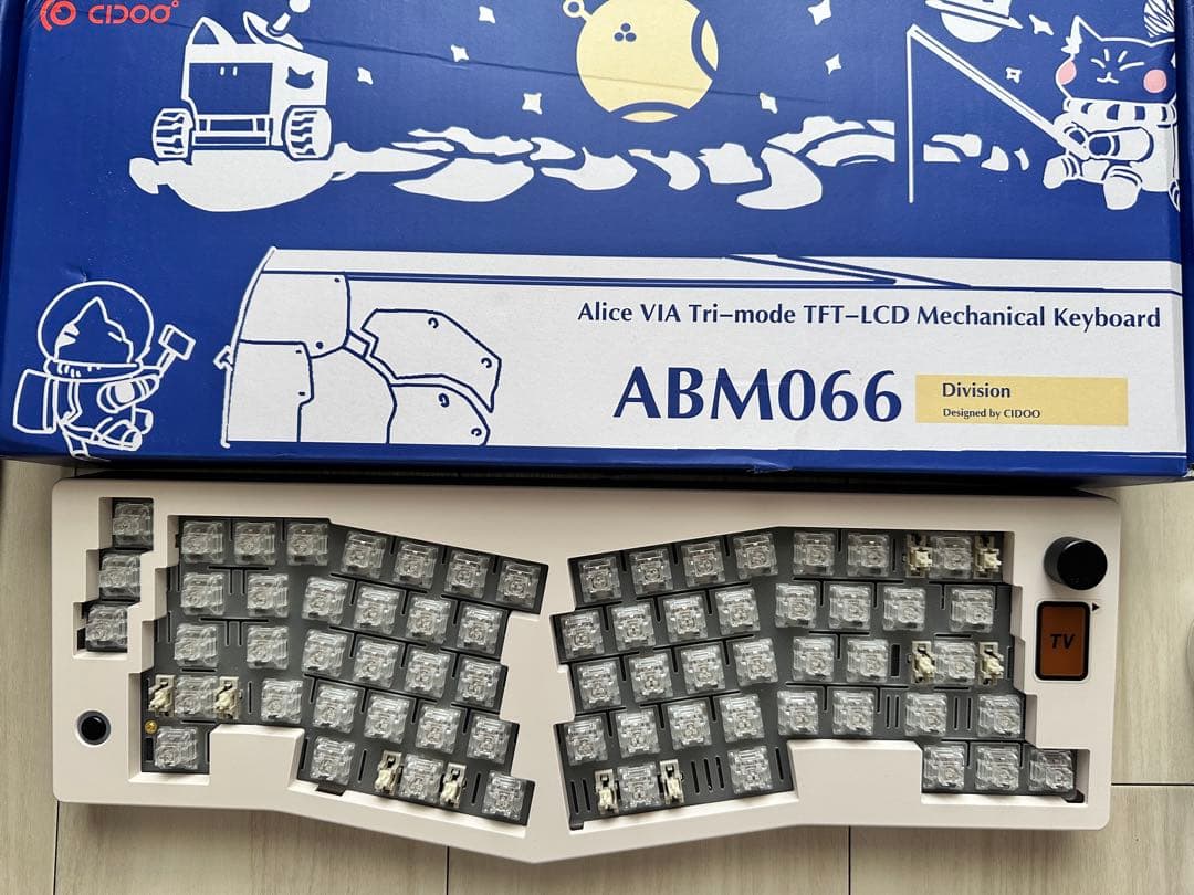 CIDOO ABM066 キーボード キーキャップ スイッチ