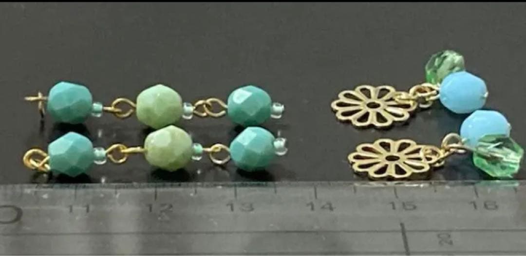チェコビーズ メタルパーツ　チャームセット　ハンドメイド　586