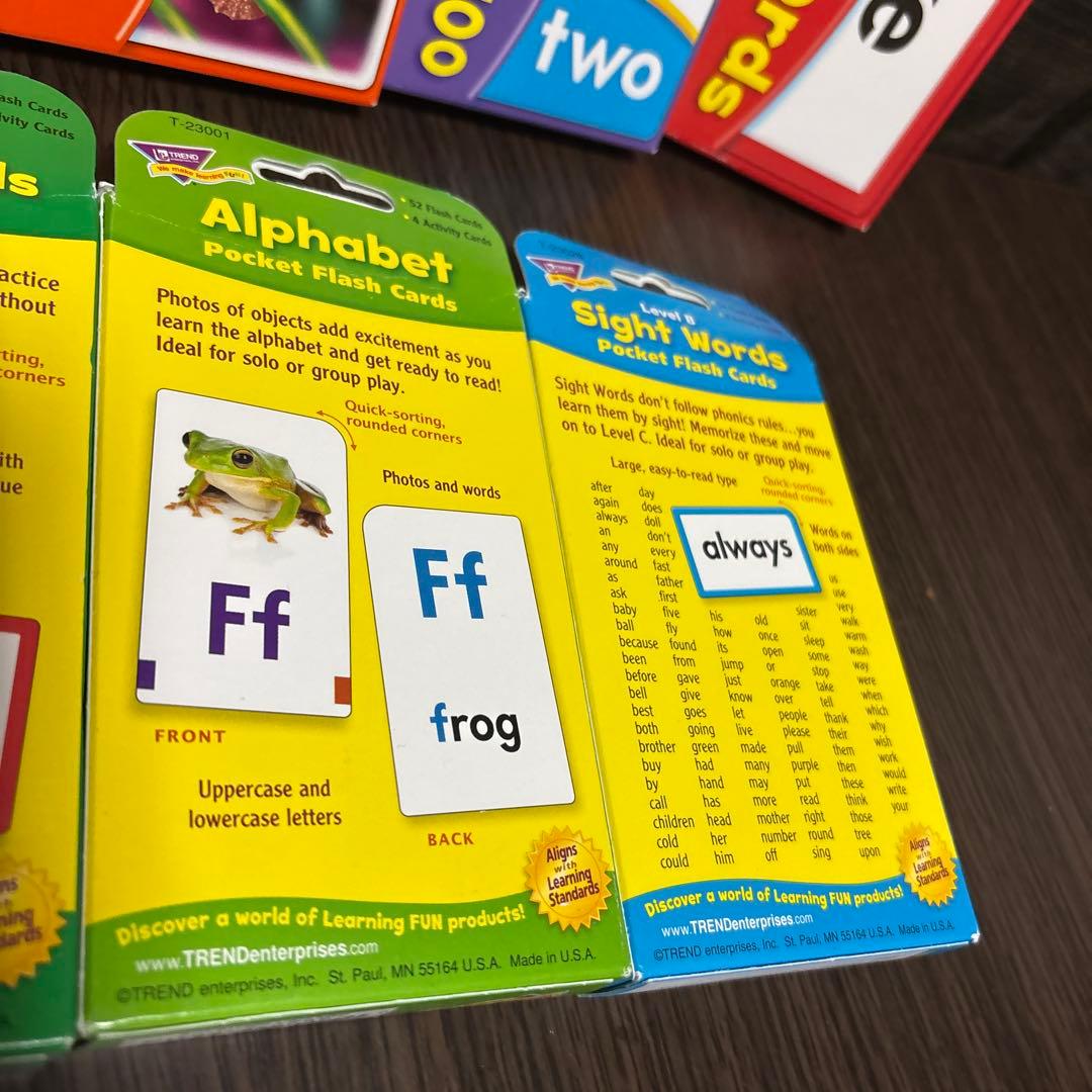 【まとめ売り】英単語フラッシュカードセット 7個