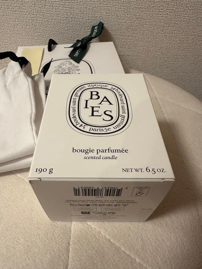 BAIES（べ）クラシック キャンドル ディプティック diptyque