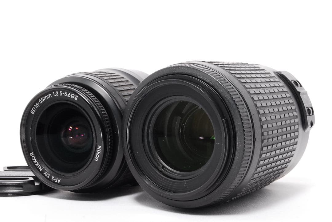 ◆WiFiで転送◆Nikon D5500◆すぐ使える◆一眼レフカメラ◆Wレンズ◆