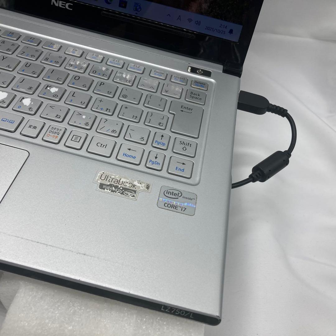 高性能ノートパソコン 大画面 爆速SSD NEC オフィス