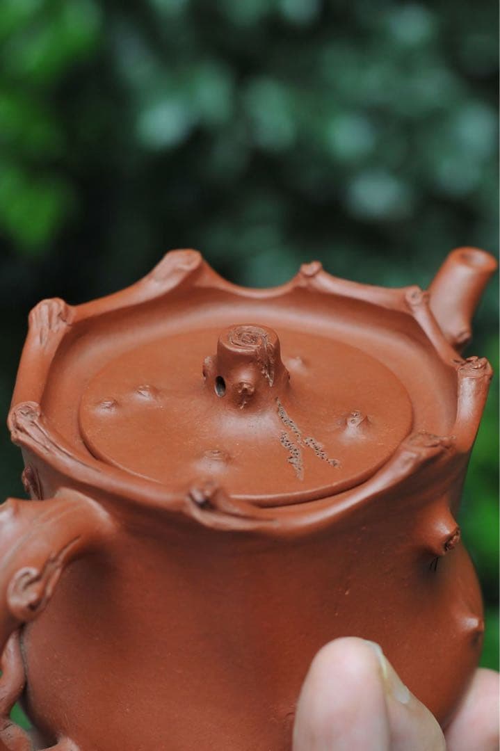 手作り 朱泥砂急須 260ml 急須 茶壷 茶壺 茶銚 茶注 中国茶器 煎茶道具