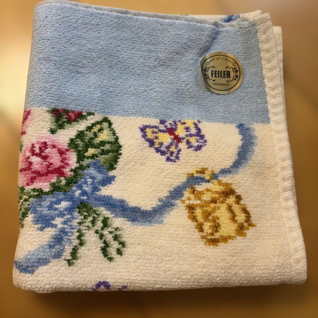 【長期保管未使用品】フェイラー　FEILER フェイスタオル 花柄 非売品