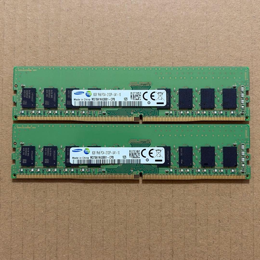 [27] デスクトップ PC メモリ8GBx2(16GB) DDR4 2133