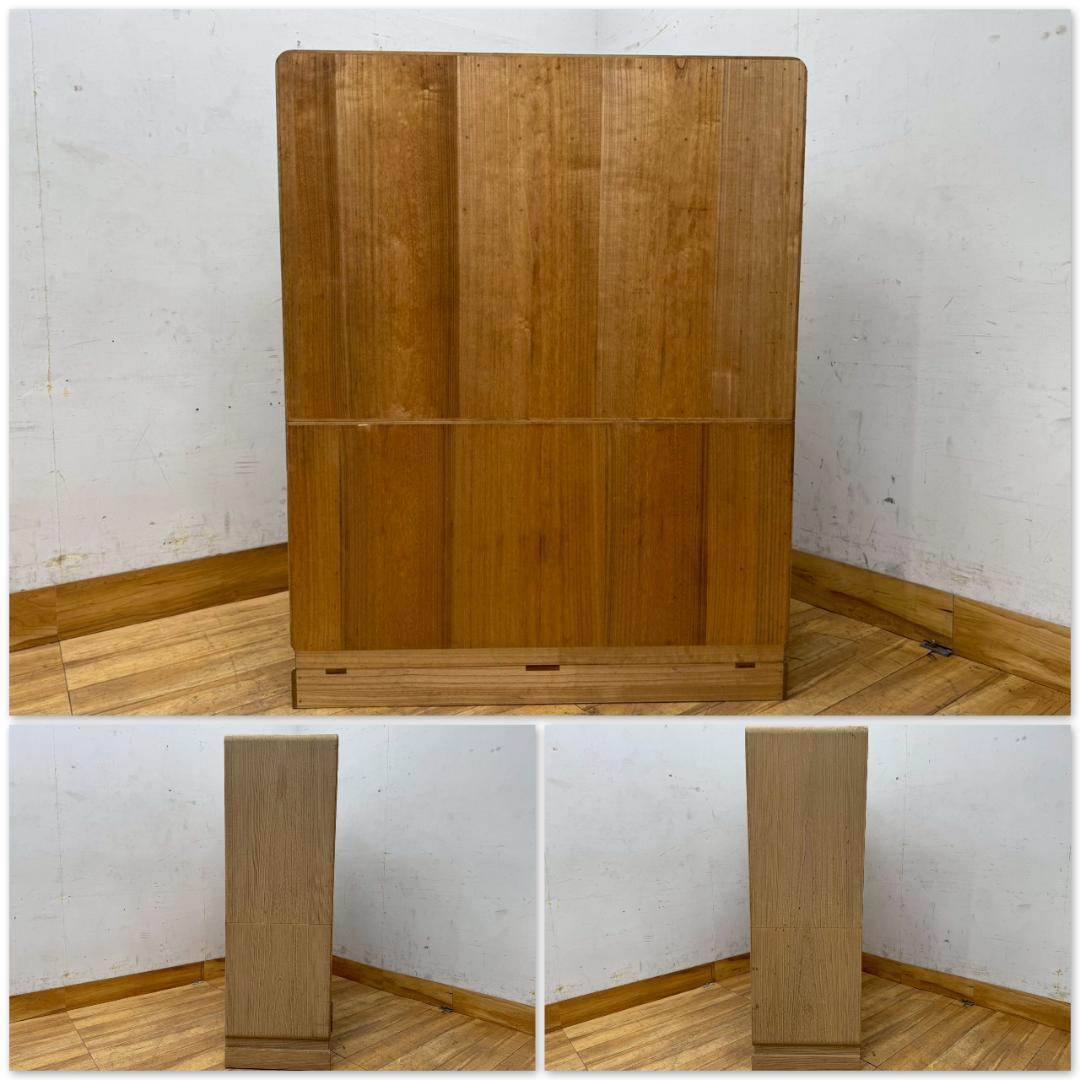 T1633☆美品☆加茂桐箪笥　衣装箪笥　着物箪笥　伝統工芸　総桐　東樹義明作