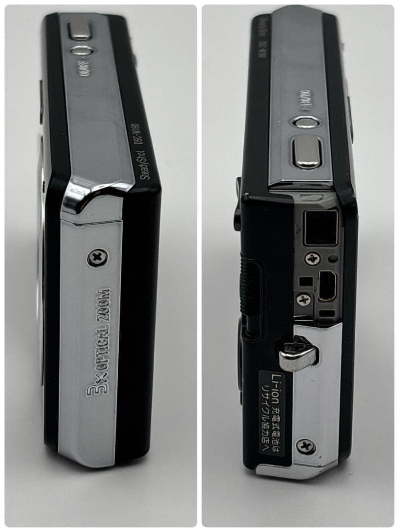 美品 SONY Cyber-shot W190黒 オールド コンデジ デジカメ