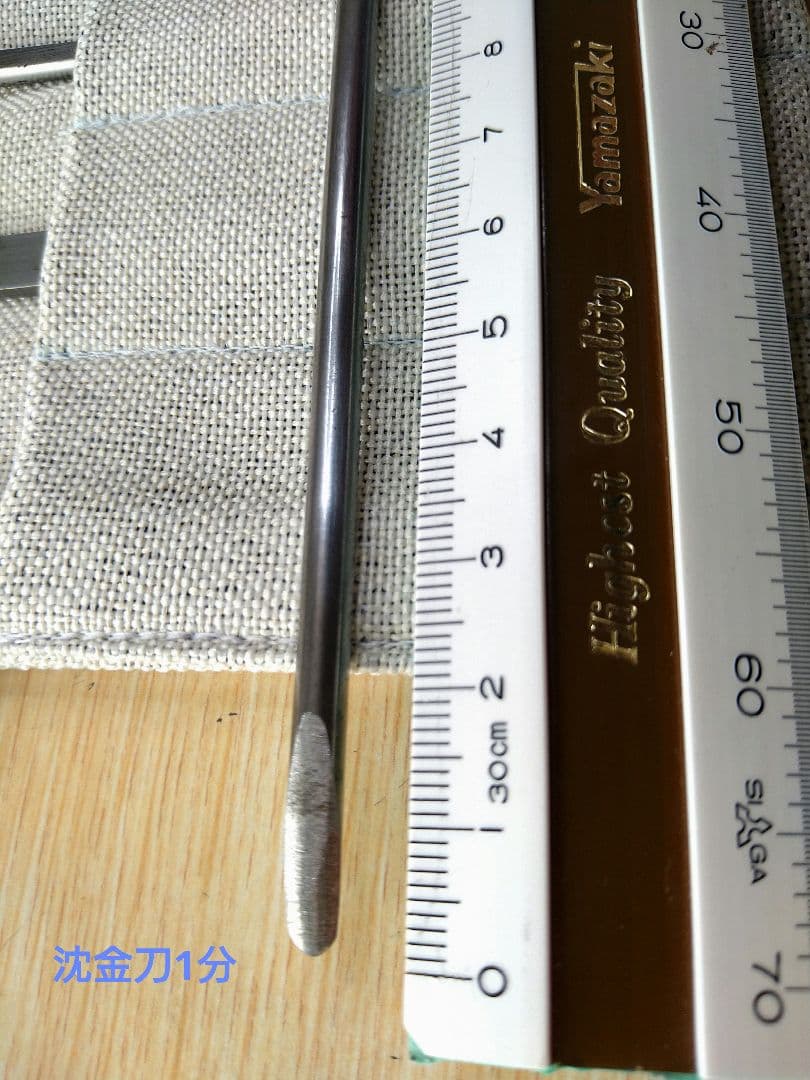 【沈金刀】漆器加飾用ノミセット
