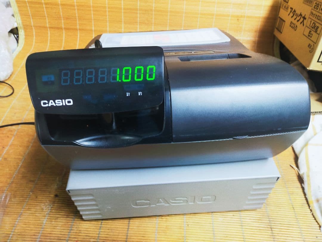 カシオレジスター　設定込み　TK-110中古　飲食仕様789006